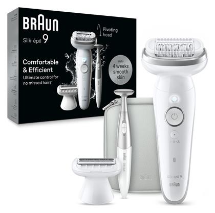 Braun Wet&Dry Αποτριχωτική Μηχανή Epilator για Σώμα & Μπικίνι SES9-241