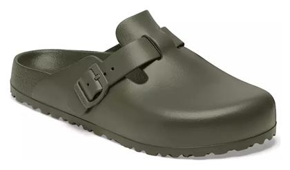 Birkenstock Boston EVA Γυναικεία Ανατομικά Σαμπό Χακί