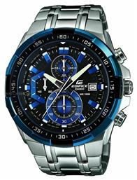 Casio Edifice Ρολόι Μπαταρίας με Ασημί Μεταλλικό Μπρασελέ