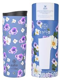 Estia Travel Mug Save The Aegean 500ml Garden Blue