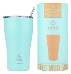 Estia Coffee Mug Save The Aegean 500ml Bermuda Green