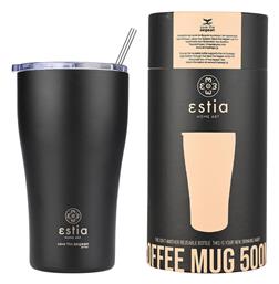 Estia Coffee Mug Save The Aegean 500ml Midnight Black