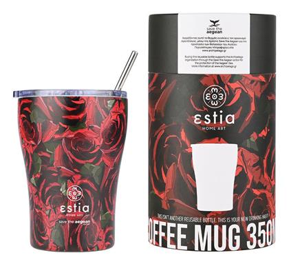 Estia Coffee Mug Save The Aegean 350ml Twilight Rose