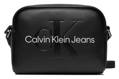 Calvin Klein Camera Γυναικεία Τσάντα Χιαστί Μαύρη