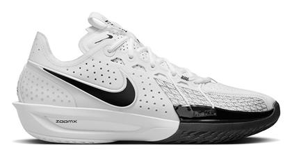 Nike Air Zoom G.T. Cut 3 Χαμηλά Μπασκετικά Παπούτσια Λευκό / Μαύρο