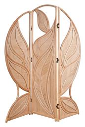 Liberta Leaf Διακοσμητικό Παραβάν από Rattan 150x150cm