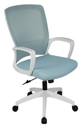 Καρέκλα Γραφείου με Ανάκλιση White/l.blue Rhea Lamtech