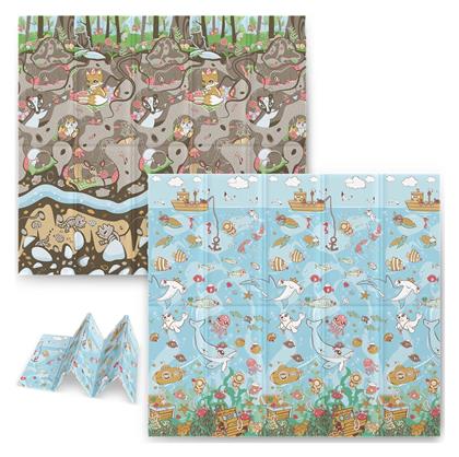 Nukido Χαλάκι Δραστηριοτήτων Γαλάζιο 200x180cm Πάχους 10mm