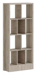 Βιβλιοθήκη Dividre 80x30x181εκ. Καρυδί