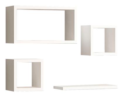 Ράφι Τοίχου Babine 84x15x44εκ. Λευκή