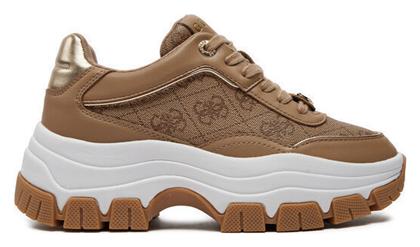 Guess Γυναικεία Chunky Sneakers Καφέ