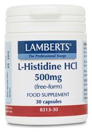 Lamberts L-Histidine HCI 500mg 30 κάψουλες