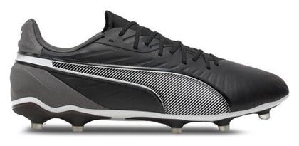 Puma King Match FG/AG Χαμηλά Ποδοσφαιρικά Παπούτσια με Τάπες Μαύρα