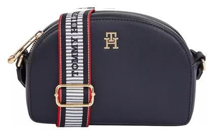 Tommy Hilfiger Th Camera Γυναικεία Τσάντα Χιαστί Μπλε