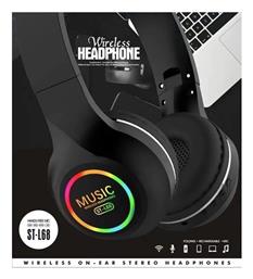 Ακουστικά Ασύρματα Bluetooth Ακουστικά Black ST-L68 - 674943