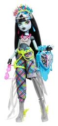 Mattel Monster High Frankie Stein Κούκλα Glam Monster Φεστιβάλ Στολή Hxh79