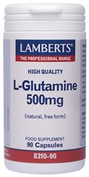 Lamberts L-glutamine 500mg 90 κάψουλες
