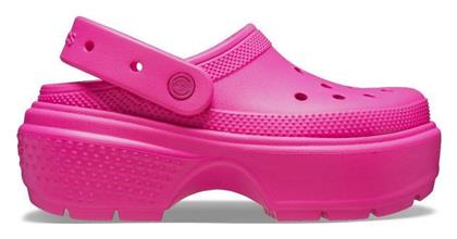 Crocs Stomp Γυναικεία Σαμπό Ροζ