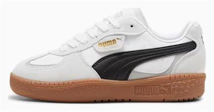 Puma Γυναικεία Flatforms Sneakers White - Black