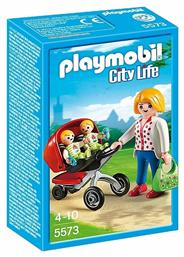 Playmobil City Life Μαμά με Δίδυμα & Καροτσάκι για 4-10 ετών