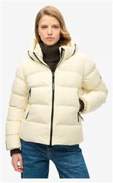 Superdry Μπουφάν Puffer Εκρού