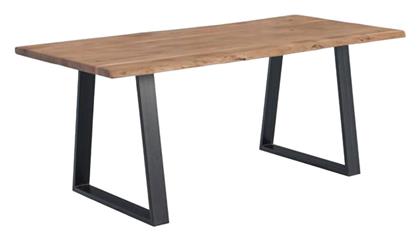 Lizard-w Slim Τραπεζαρίας Καφέ 140x80x78εκ. ΕΑ7095,SW