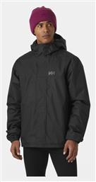 Helly Hansen Fleece Ανδρικό Χειμωνιάτικο Μπουφάν Αδιάβροχο Μαύρο