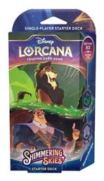 Disney Lorcana Tcg Shimmering Skies Starter Deck Emerald & Steel