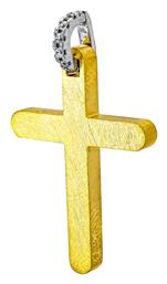 Kiriakos Gofas Χρυσός Σταυρός 14Κ Διπλής Όψης