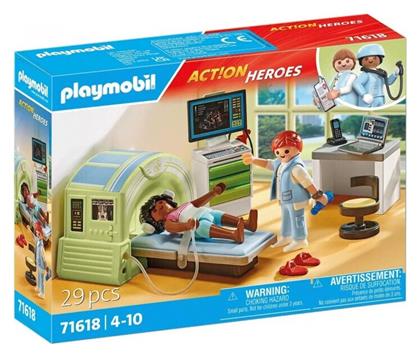 Playmobil Action Heroes Δωμάτιο Μαγνητικής Τομογραφίας για 4-10 ετών