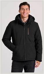 Funky Buddha Μπουφάν Softshell Μαύρο από το Zakcret Sports