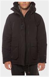 Superdry 'hooded Ultimate' Μπουφάν Μαύρο