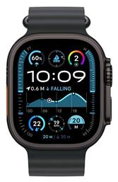 Apple Watch Ultra 2 2024 49mm Black με Black Ocean Band