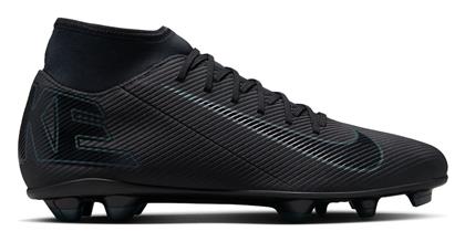 Nike Mercurial Superfly 10 Club FG/MG Ψηλά Ποδοσφαιρικά Παπούτσια με Τάπες Μαύρα