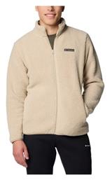 Columbia Rugged Ridge Iii Full Ανδρική Ζακέτα Fleece με Φερμουάρ Μπεζ