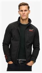 Superdry Trekker Ανδρικό Χειμωνιάτικο Μπουφάν Softshell Αδιάβροχο και Αντιανεμικό Μαυρο από το ProjectShops