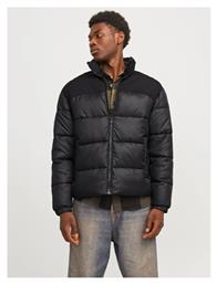 Jack & Jones Μπουφάν Puffer ΜΑΥΡΟ