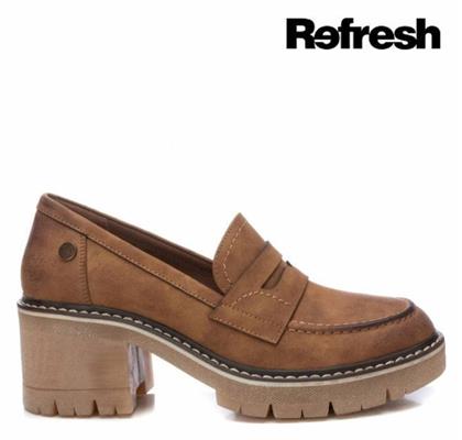 Refresh Γυναικεία Loafers σε Ταμπά Χρώμα