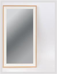 Καθρέπτης Τοίχου με Λευκό Πλαστικό Πλαίσιο 60x30cm 2τμχ