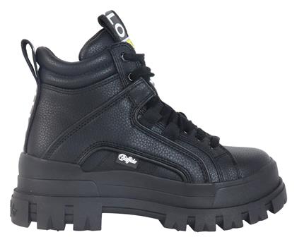 Buffalo Aspha Nc Mid Μποτάκια Croco Black 16220451