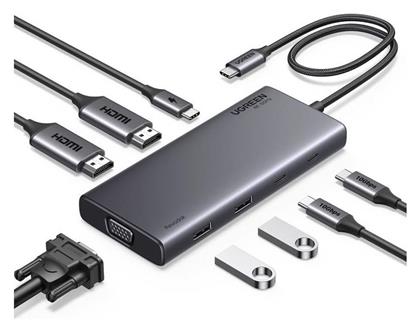 Ugreen CM639 USB-C Docking Station με HDMI 4K PD από το e-shop