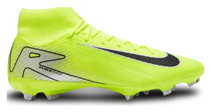 Nike Mercurial Superfly 10 Academy FG/MG Ψηλά Ποδοσφαιρικά Παπούτσια με Τάπες Κίτρινα