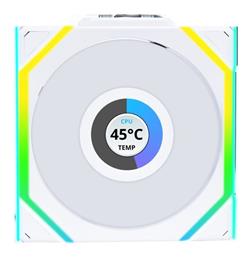 Lian Li UNIFAN SL Wireless LCD Reverse Case Fan 120mm Λευκό