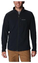 Columbia Klamath Range Full Ανδρική Ζακέτα Fleece με Φερμουάρ Μαύρη