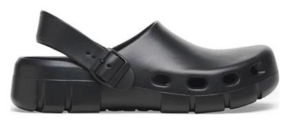 Birkenstock Birki Γυναικεία Ανατομικά Σαμπό Μαύρα