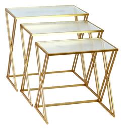 Βοηθητικό Τραπεζάκι Pitche 62x40x63cm Χρυσό