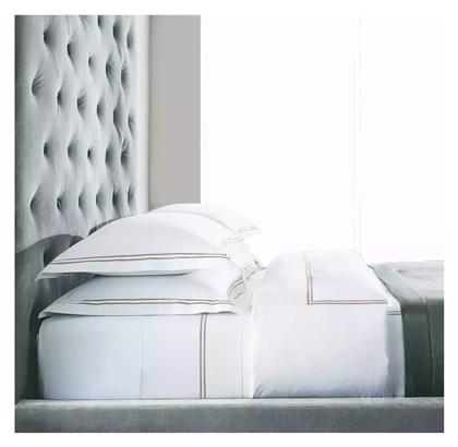 Makis Tselios Home Σεντόνι Ξενοδοχείου Λευκό Υπέρδιπλο 240x270εκ.