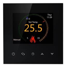 Hysen Αναλογικός Θερμοστάτης Χώρου Smart με Οθόνη Αφής και Wi-Fi