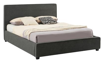 Badka Κρεβάτι Υπέρδιπλο με Αποθηκευτικό Χώρο για Στρώμα 160x200cm Ανθρακί