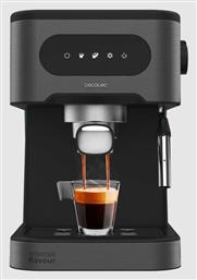 Cecotec Power Espresso Ημιαυτόματη για Αλεσμένο Καφέ Μαύρη